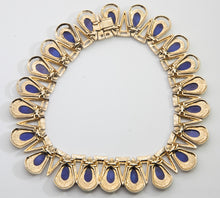 Load image into Gallery viewer, Signed “Panetta” enameled and faux gold necklace  - JD10733