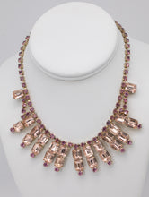 Load image into Gallery viewer, Pink Rhinestone Necklace  - JD10588