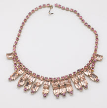 Load image into Gallery viewer, Pink Rhinestone Necklace  - JD10588
