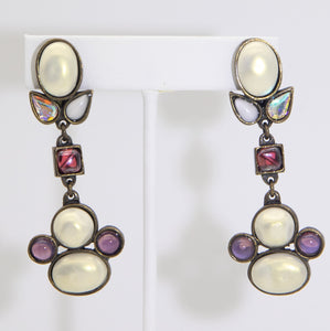 Vintage Poggi French drop earrings - JD10709