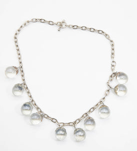 Pools of Light Globe Vintage Necklace - JD10834