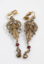 Load image into Gallery viewer, Vintage Czech Earrings  - JD10859