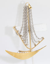 Load image into Gallery viewer, Vintage Rare Deco Signed “Carl-Art Company” Boat Pin - JD10791