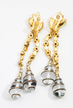 Load image into Gallery viewer, Vintage Robert Sorrell Rhinestone and Glass Drops Earrings  - JD10811