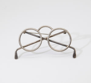 Vintage Sterling Silver Eyeglass Pin - JD10643