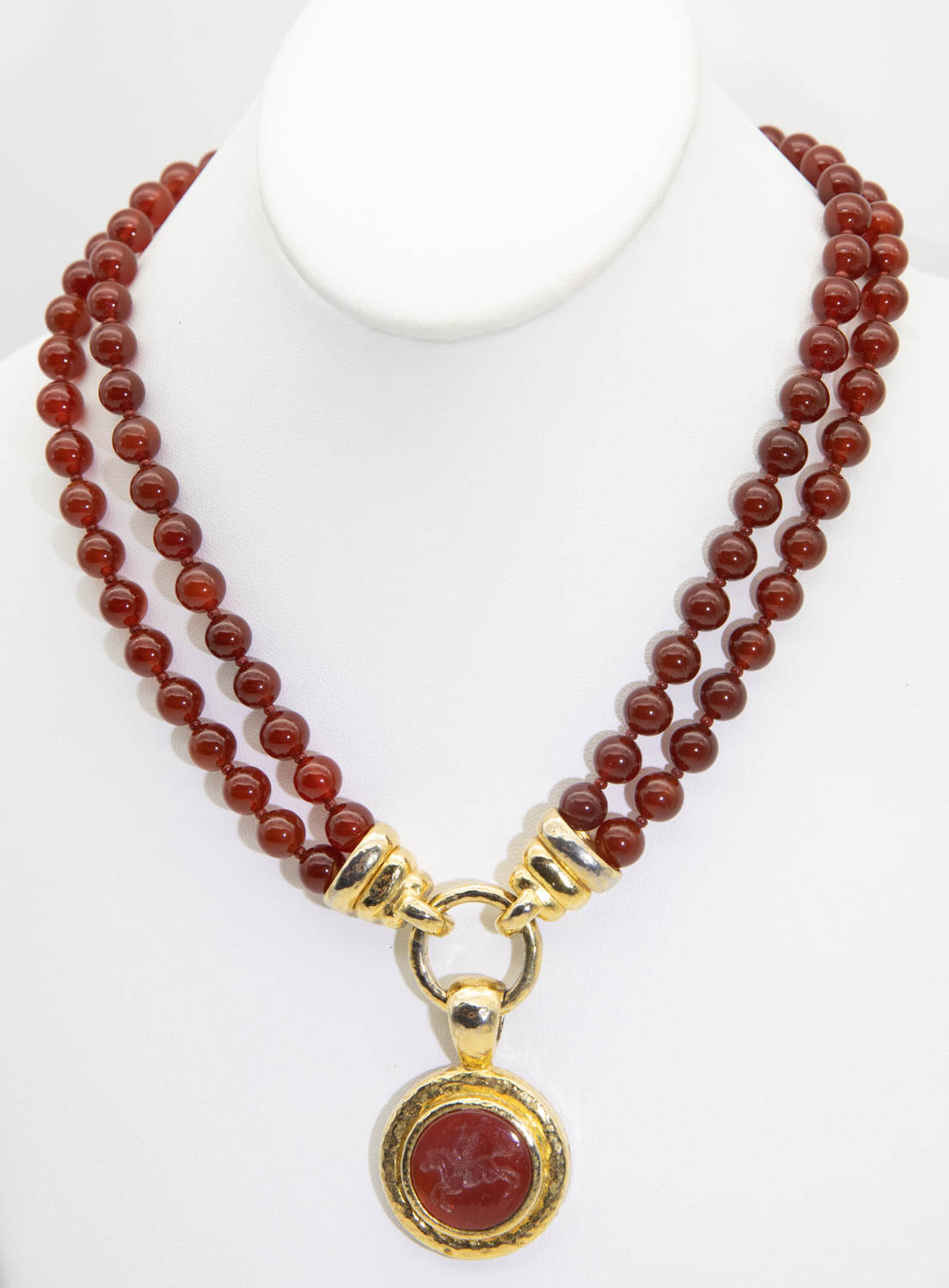 Vintage Signed Tanner Rare Necklace - JD10854