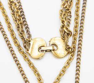 Goldette Triple Chain Necklace  - JD10598