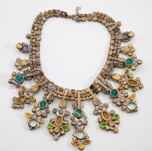 Load image into Gallery viewer, Vintage Czech Multi Rhinestone Necklace - JD10673