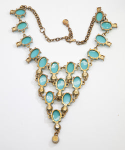 Vintage Turquoise Necklace - JD10754