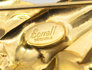 Robert Sorrell Original Milk Glass Brooch - JD10628