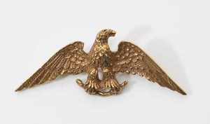 Vintage 50s Signed Zentall American Eagle Brooch - JD10691