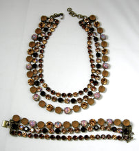 Load image into Gallery viewer, Hard-To-Find Vintage 90s JL Blin Paris 3-Strand Necklace &amp; Bracelet