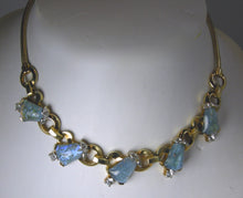 Load image into Gallery viewer, Vintage Signed Mazer Bros. Blue Necklace