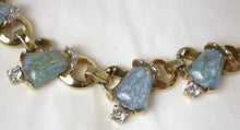 Load image into Gallery viewer, Vintage Signed Mazer Bros. Blue Necklace