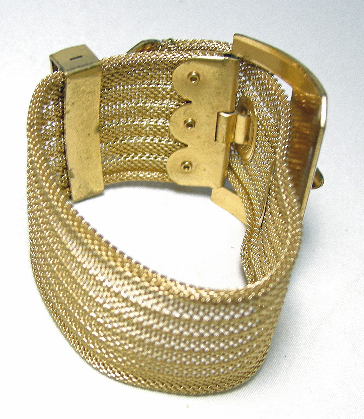 Gucci - Vintage Red Leather Belt Bangle Cuff Bracelet Gold Buckle - Bracelet  - Catawiki