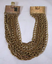 Load image into Gallery viewer, Vintage Signed Isabel Canovas French Multi-Chain and Gripoix Glass Necklace