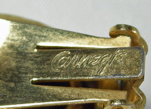 Load image into Gallery viewer, Vintage Signed Hattie Carnegie Florentine Leaf Bud Earrings - JD10383