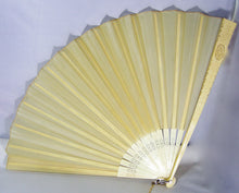 Load image into Gallery viewer, Vintage Large Silk and Celluloid Fan - JD10366