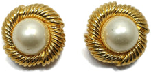 Load image into Gallery viewer, Vintage Signed Ciner Faux Pearl Earrings