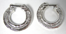 Load image into Gallery viewer, Vintage Rhinestone Circle Clip Earrings
