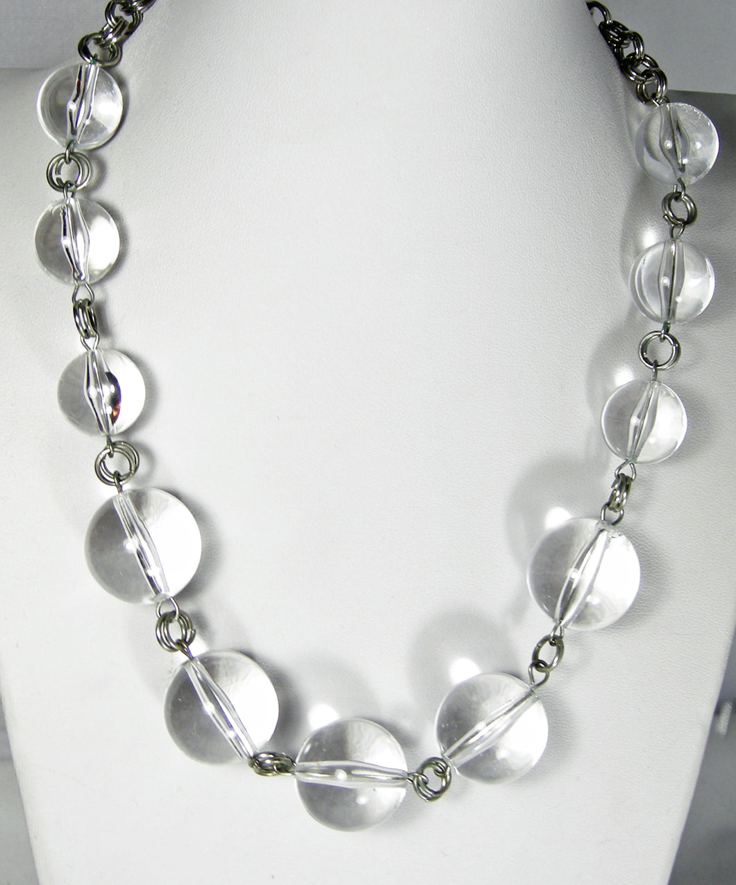 Vintage Lucite Ball Necklace