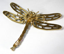 Load image into Gallery viewer, Mega Jeweled Dragonfly Pin - JD10318