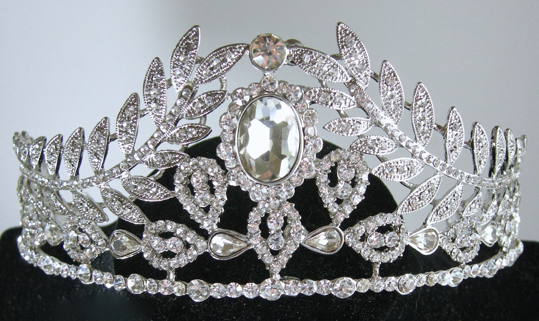 Magnificent Clear Crystal Tiara/Crown