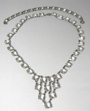 Load image into Gallery viewer, Vintage Rare Art Deco 30s Outstanding Crystal Necklace And Bracelet Set - JD10281