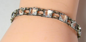 Vintage Rare Art Deco 30s Outstanding Crystal Necklace And Bracelet Set - JD10281