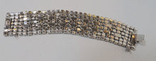 Load image into Gallery viewer, Vintage 1960s Wide Kramer Crystal Bracelet - SOLD OUT