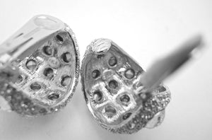 Kenneth Jay Lane Glitzy Crystal Clip Earrings