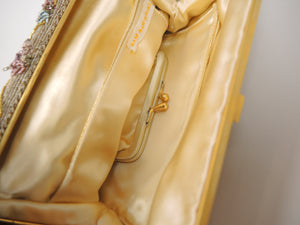 Vintage Art Deco 1930s French Beaded Tapestry Handbag