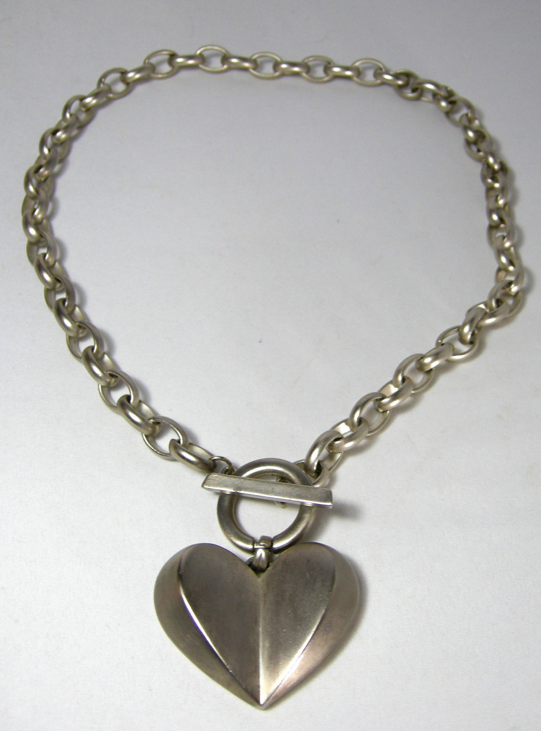 Rare Vintage Signed Givenchy Paris Heart Necklace  - JD10341