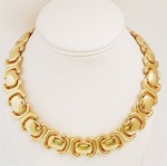 Vintage Faux Gold Necklace