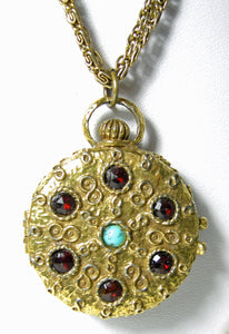 Vintage Goldette Necklace With Locket  - JD10517