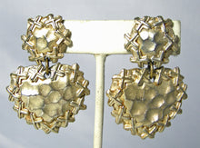 Load image into Gallery viewer, Vintage French Signed Jacky G Heart Drop Earrings  - JD10463