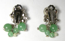 Load image into Gallery viewer, Stunning Robert Sorrell One-Of-A-Kind Faux Jade Earrings  - JD10285