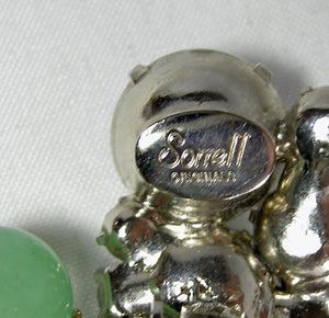 Stunning Robert Sorrell One-Of-A-Kind Faux Jade Earrings  - JD10285