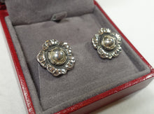 Load image into Gallery viewer, Vintage Signed Georg Jensen 2002 Sterling Silver Earrings