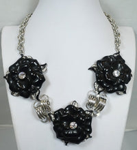 Load image into Gallery viewer, Signed Kenneth J. Lane Floral Necklace