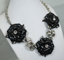 Load image into Gallery viewer, Signed Kenneth J. Lane Floral Necklace