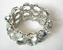 Load image into Gallery viewer, Kenneth Jay Lane Hard To Find Clear Lucite Bubble Cuff Bracelet