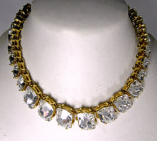 Load image into Gallery viewer, Signed Kenneth Jay Lane Sparkling Crystal Necklace - JD10183