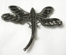 Load image into Gallery viewer, Kenneth Jay Lane Green Rhinestone Dragonfly Brooch