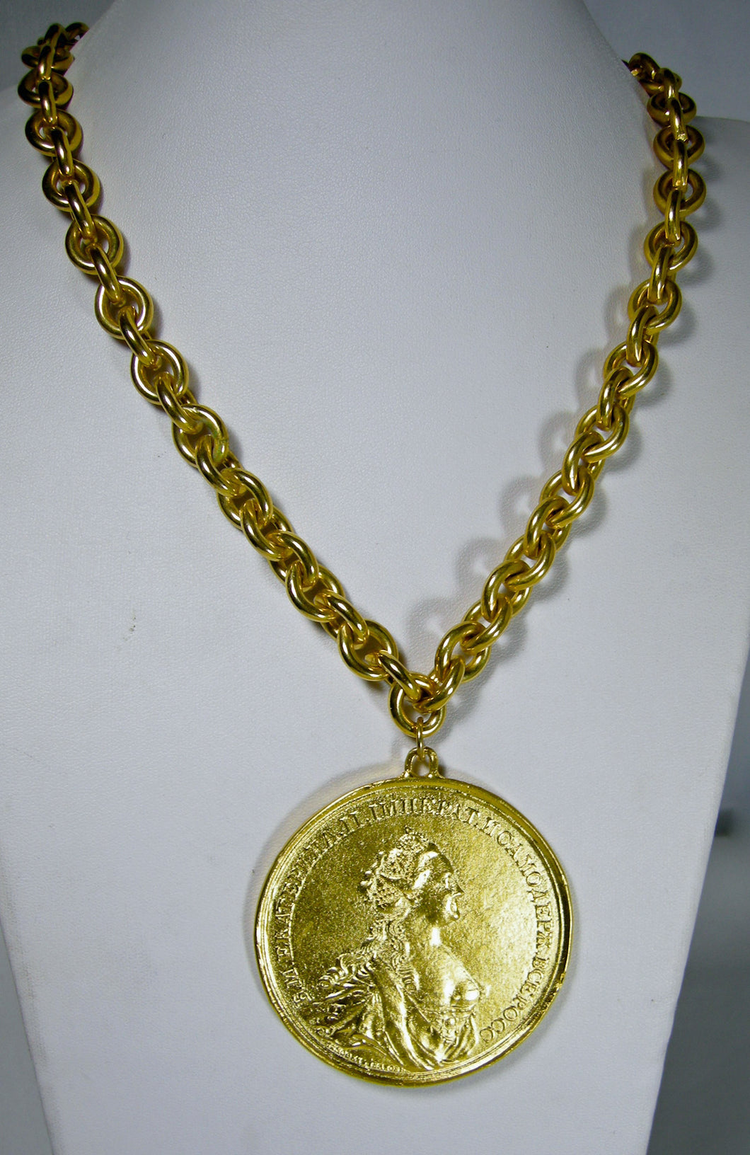 Yves Saint Laurent Key Pendant Necklace