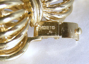 Vintage Monet Open Shrimp Link Bracelet