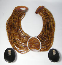 Load image into Gallery viewer, Vintage Gerda Lynggaard Monies Cowry Shell Necklace &amp; Earrings