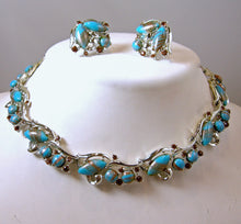 Load image into Gallery viewer, Vintage Murano Glass Necklace &amp; Earrings