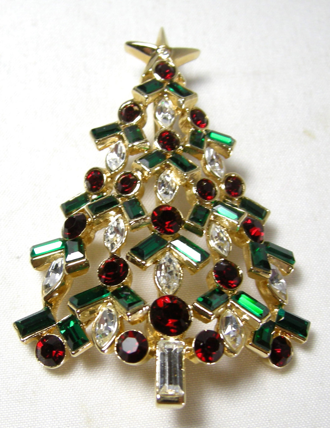 Nolan Miller Christmas Tree Brooch  - JD10531