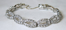 Load image into Gallery viewer, Vintage Signed Panetta Crystal Bracelet